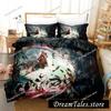 3D Printed Anime The OVERLORD Bedding Set Boys Girls Twin Queen Size Duvet Cover Pillowcase Bed Kids Adult Home Textileextile369