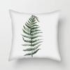 Simple Fresh Leaf Pattern Print Cover Car Sofa Cushion Cover Luxury Home Decoration Cushion Cover