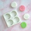 Eid Mubarak Silicone Mold Fondant Cake Mold Acrylic Biscuit Moon Cake Round Pattern Mold Middle East Mooncake Decoration Tools