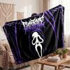 Warm Flannel BlanketScream Ghostface Soft Cozy Throw Blanket for Bedroom Couch