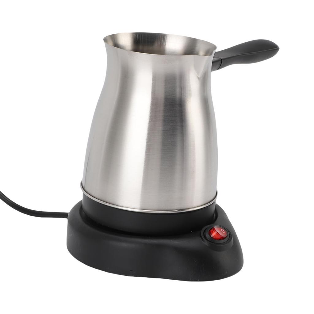 600ml Pour Over Coffee Kettle Miniature Stainless Steel Hand Brewed Electric Heating Coffee Pot for