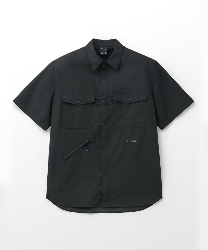 Hellinogseuweeo Light Pack Short Sleeve Shirt_Black