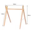 Nordic Wooden Baby Fitness Toy with Bells and Hanging Ornaments