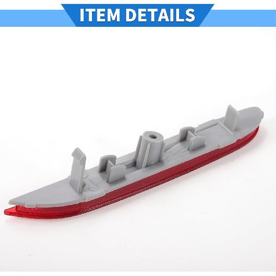 Bumper Reflector Compatible for Nissan Rogue 2014-2022, Durable ABS Plastic Red Rear Left Bumper Reflector Side Marker