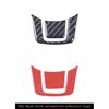 For Jaguar F-TYPE 2013-2022 Soft Carbon Fiber Car Steering Wheel Decorative Sticker Car Interior Accessories