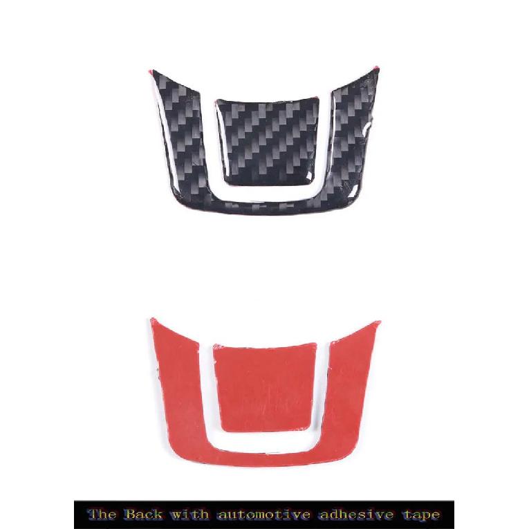 For Jaguar F-TYPE 2013-2022 Soft Carbon Fiber Car Steering Wheel Decorative Sticker Car Interior Accessories