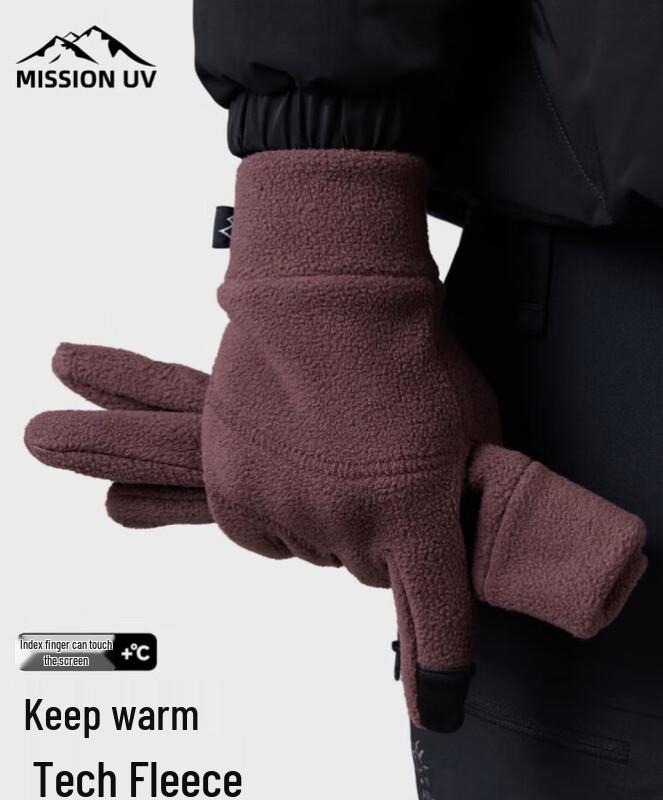 

MISSION Men s UV Warm Outdoor Touchscreen Gloves