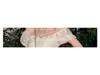 Women’s Summer French Style Irregular White Princess Birthday Dress in Petite Fit