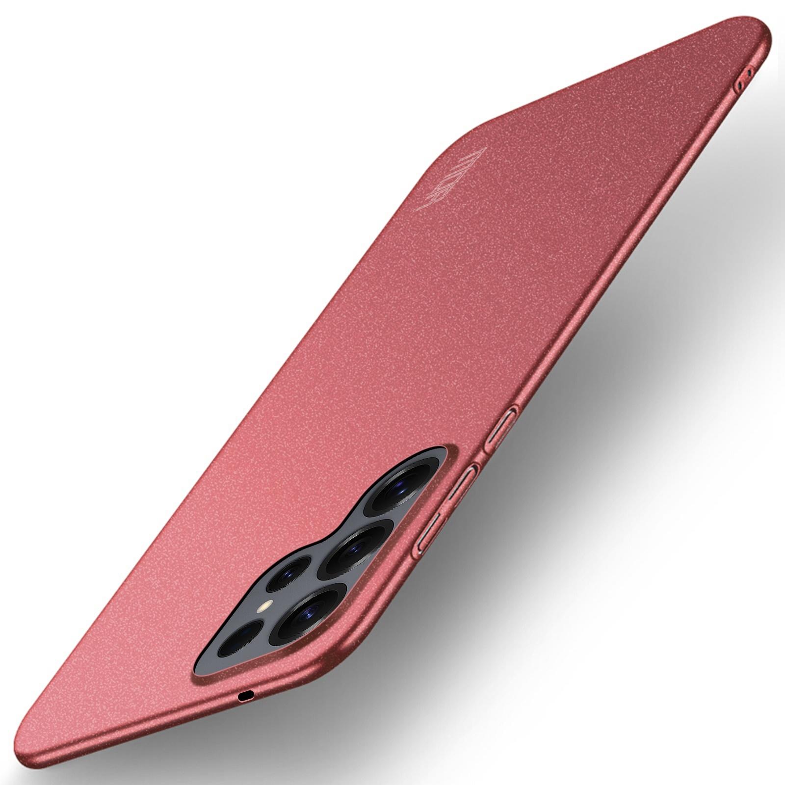 

For Samsung Galaxy S25 Ultra PC Case MOFI Shield Matte Series Slim Fit Phone Cover Red