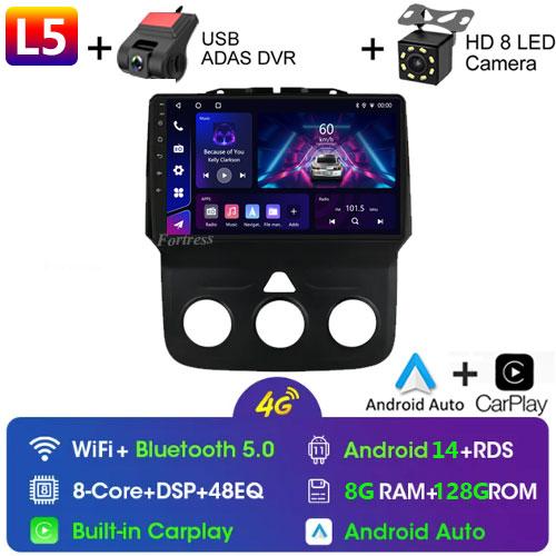 Car Radio 9 Inch Android 13 12+256G Touch Screen for DODGE RAM 1500 2013 2014 2015 2016 2017 2018 2019 WIFI Support SWC Carplay