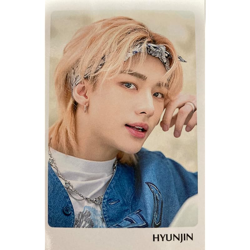 Sukizu hyunjin Goods Set of 56 photo cards message card Poka Trading card photograph KPOP (SKZ HYUNJIN) 56 [product]