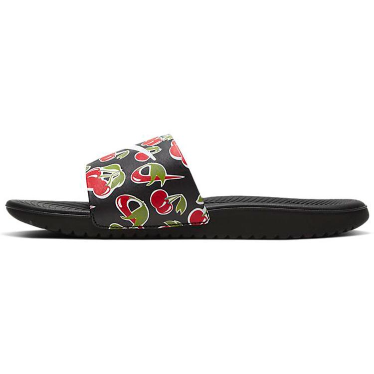 Nike Kawa Kids  Slippers Black All Over Print Cherry Kids  CJ4123-001 28