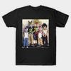 Men Black Print T-shirt Super Large TShirt Dbz Villain Gang No-Cut Transfer Paper Print Cotton Tshirt