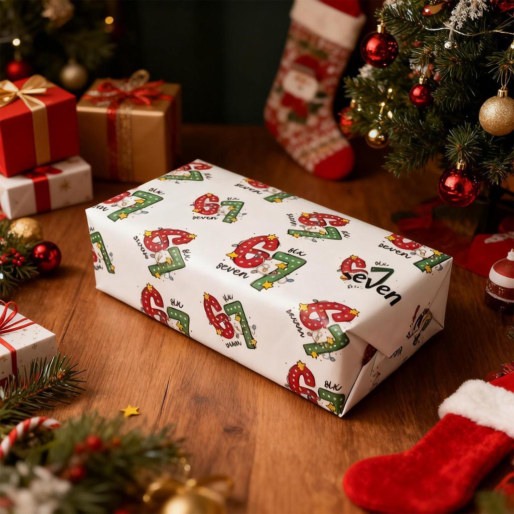 Christmas Wrapping Number 20 Pieces Packaging Traditional Holiday Wrap Paper For Tradition Holiday Cheer Home Sharing
