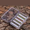 50 Stück Insekten-Fischfliegen Fliegenhaken Trocken-Nassfliegen Insekten-Streamer Angelzubehör Scharfer Haken Forelle Barsch Stahlkopf-Fliegen