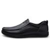 Men's Shoes Autumn New Casual Leather Shoes Breathable One-pedal Lazy Shoes Driving Shoes Korean Version of British Soft-soled Dad Shoes
