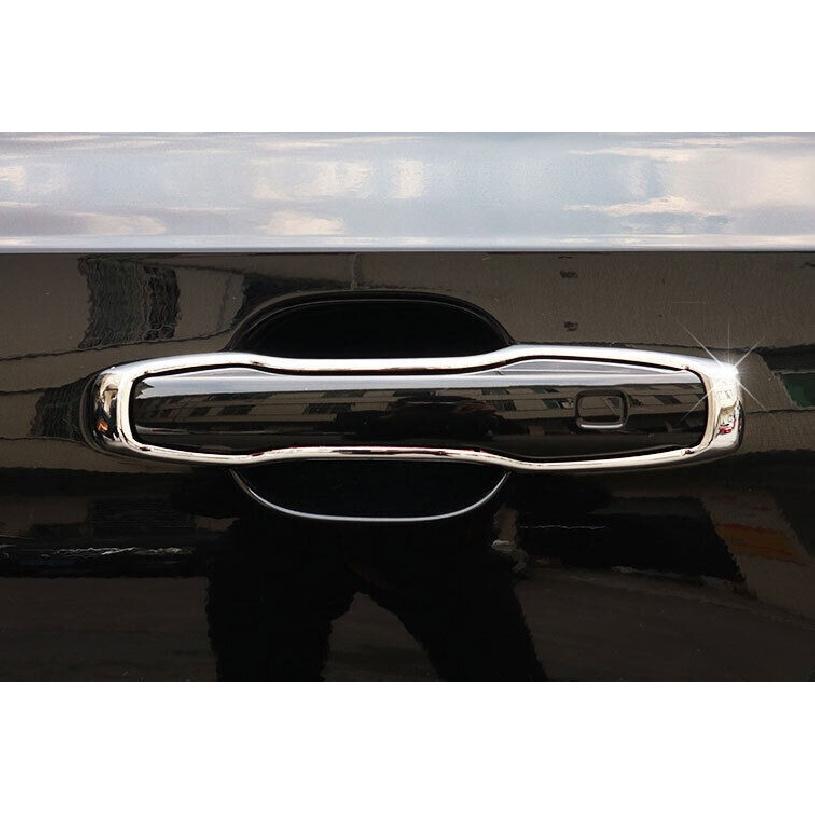 ABS Chrome Car Door Handles Cover Trim Decor 4PCS Fit For Volvo XC90 2016-2023