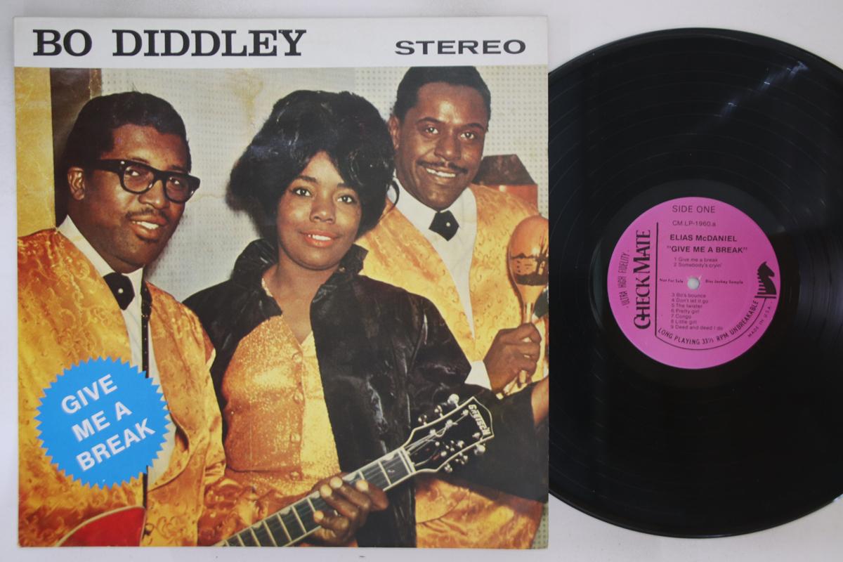 

LP Record BO DIDDLEY - Give Me A Break LP1960PROMO CHECK MATE US Blues Used