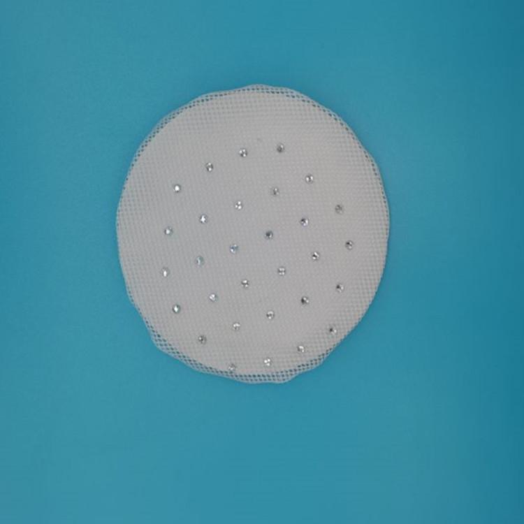 1PC Invisible Bun, Elastic Nylon, Pearl Hairnet, Reusable, Disc Hair