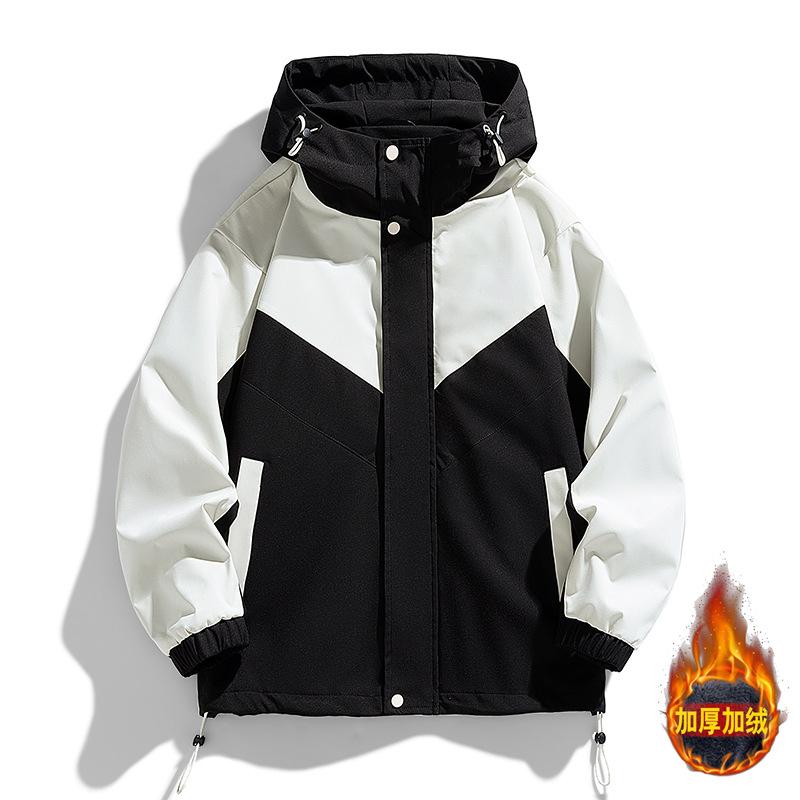 

Мужское пальто 2025 новая куртка куртка куртка модный тренд свободный повседневный ветрозащитный 4XL