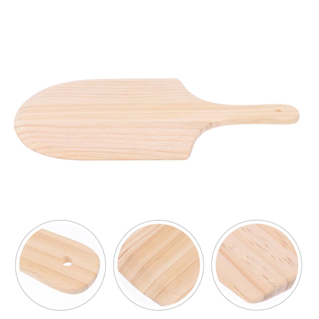 Metal Tray Pizza Tote Cheese Board Pancake Spatula Solid Wood Wooden Kitchen Tool