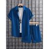 New Summer Casual Men's Shirt And Beach Shorts Set 3D Printed Short-sleeved Outdoor Streetwear Shorts Camisas De Hombre