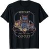 Support Your Local Cat Cult - Retro Occult T-Shirt