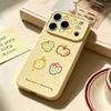Lemon Wind Ripple iPhone 16/17 Pro Anti-Fall Protective Case for Women