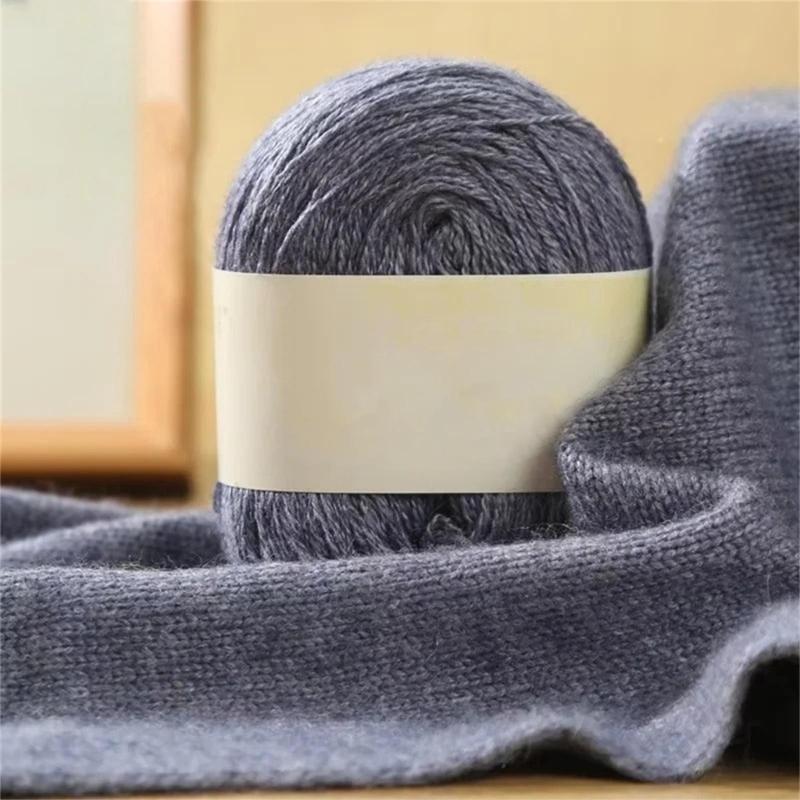 Weiches Mohair Kaschmir Wolle Strickgarn Leichtes Handstrickgarn DIY Schal Schal Häkelgarn für DIY Pullover