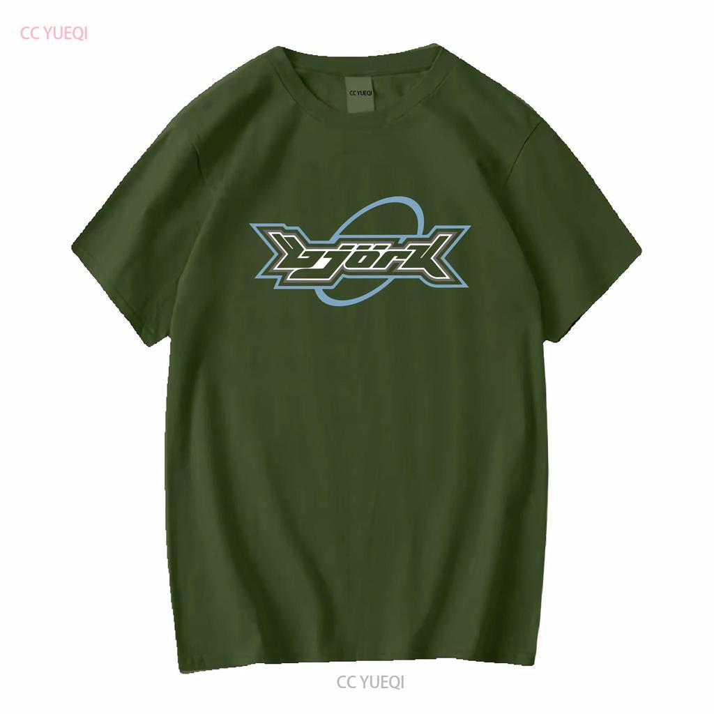 Bjork Tričko Björk Vintage s dlouhým nebo krátkým rukávem vintage Prané s grafikou Prodyšné Unisex Strečový top pro každodenní nošení