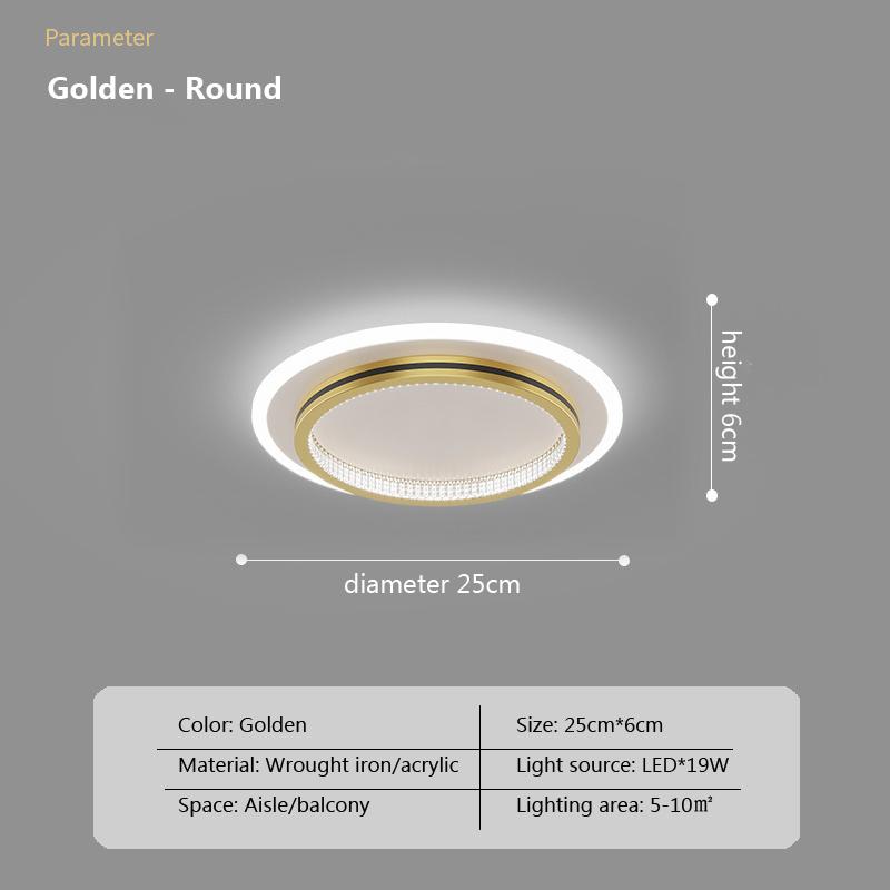 

Современные светодиодные потолочные светильники для гостиной, спальни, роскошные декоративные светильники, потолочные светильники для внутреннего коридора с дистанционным управлением Cool White