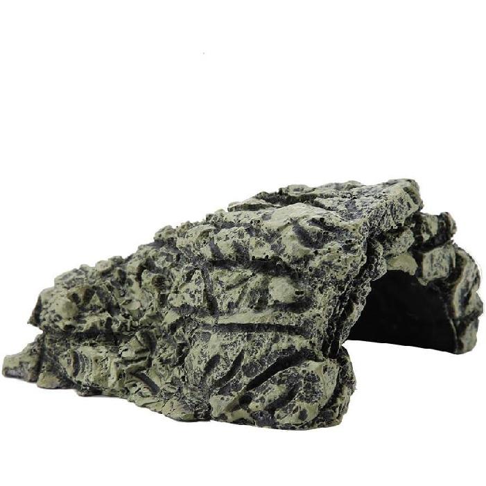 Weiyirot Fish Hiding Cave, Turtle Hiding Resin Cave, Aquarium Turtle Reptile Basking Hide House Habitat Shelter Decoration Ornament for Aquarium,