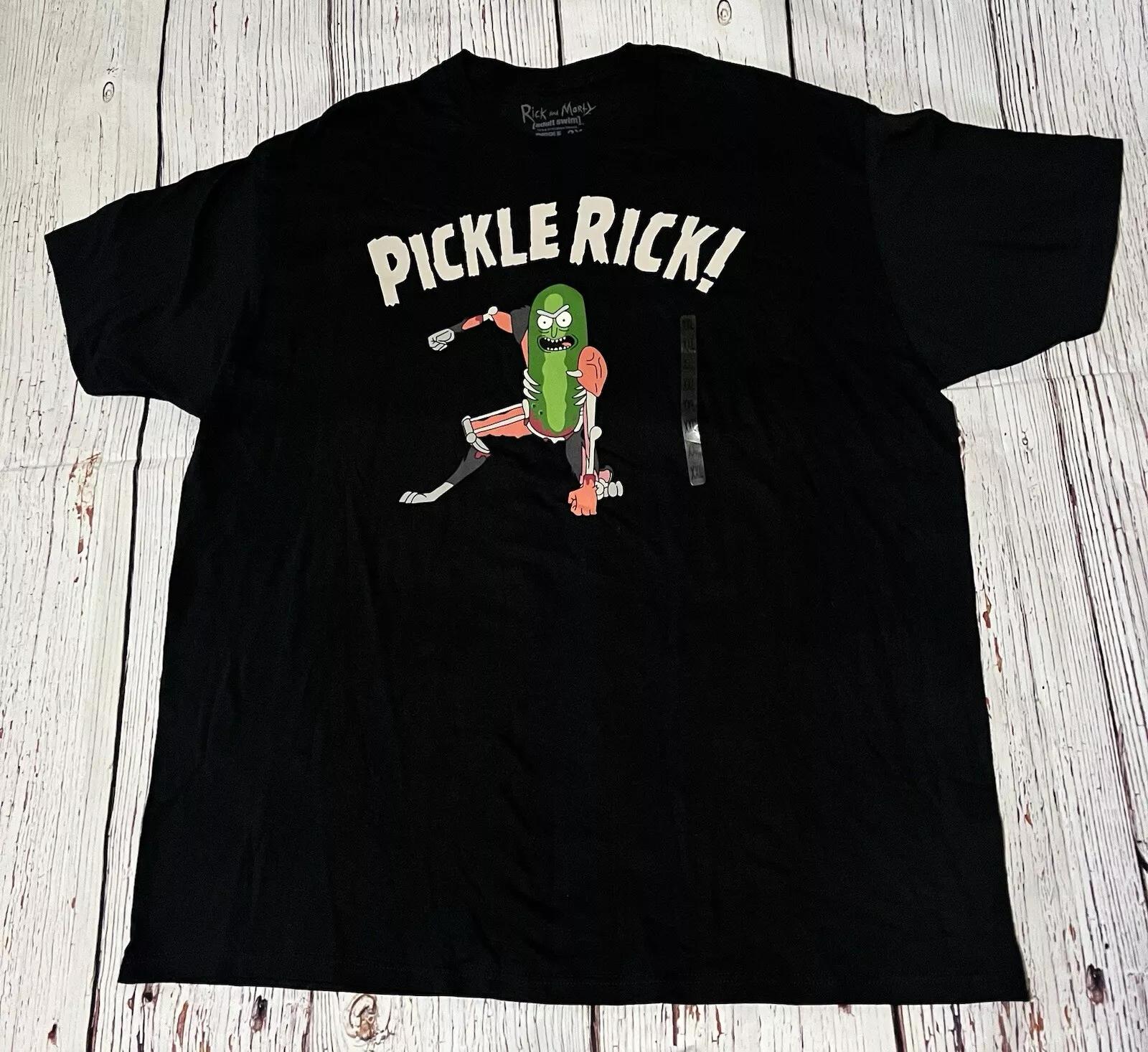 

Ripple Junction Ricky & Morty Pickle Rick Graphic T-Shirt Unisex Size 2X S
