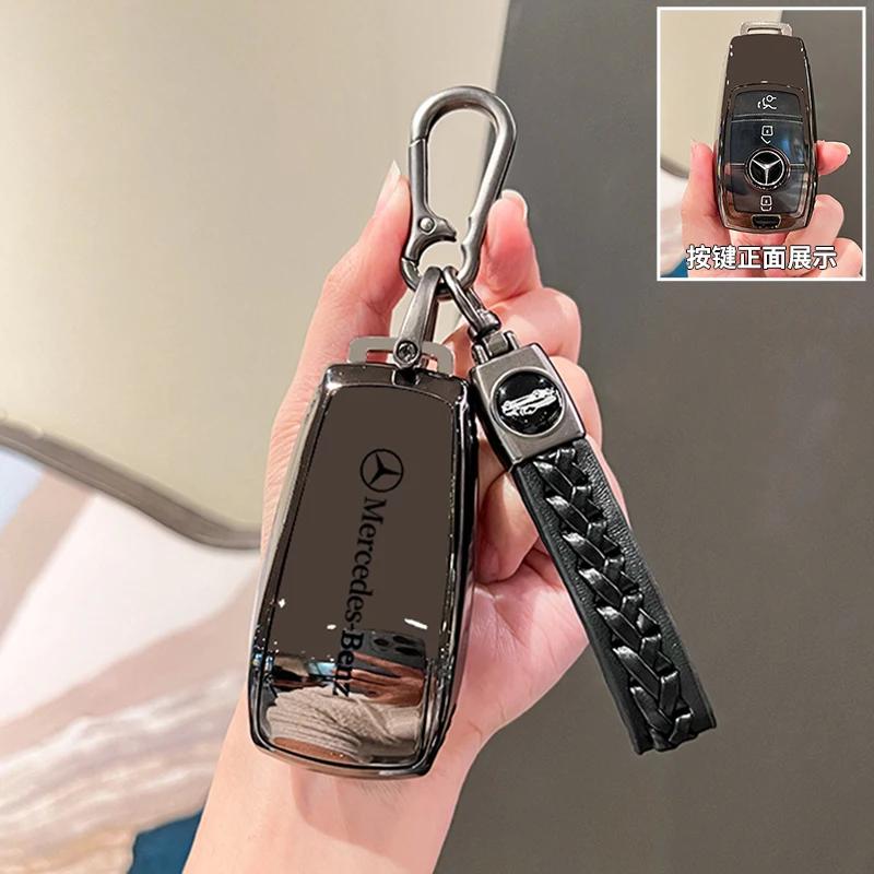 TPU Key Fob Cover For Mercedes Benz A B C E S Class W204 W205 W212 W213 W176 GLC MAYBACH Keyless Soft Case yut6