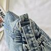 Denim Bag Women's Commuter Tote Bag Large Capacity Crossbody Bag