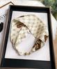 Magnetic Buckle Silk Scarf Headband Internet Celebrity New Magnetic Buckle Bracelet Small Long Women's Summer Casual Necklace Diamond Neck Band
