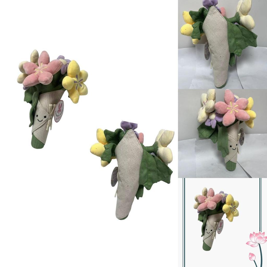 Adorable Floral Plushie Doll Soft Short Plush Stuffed Toy Figurine 16 Inches