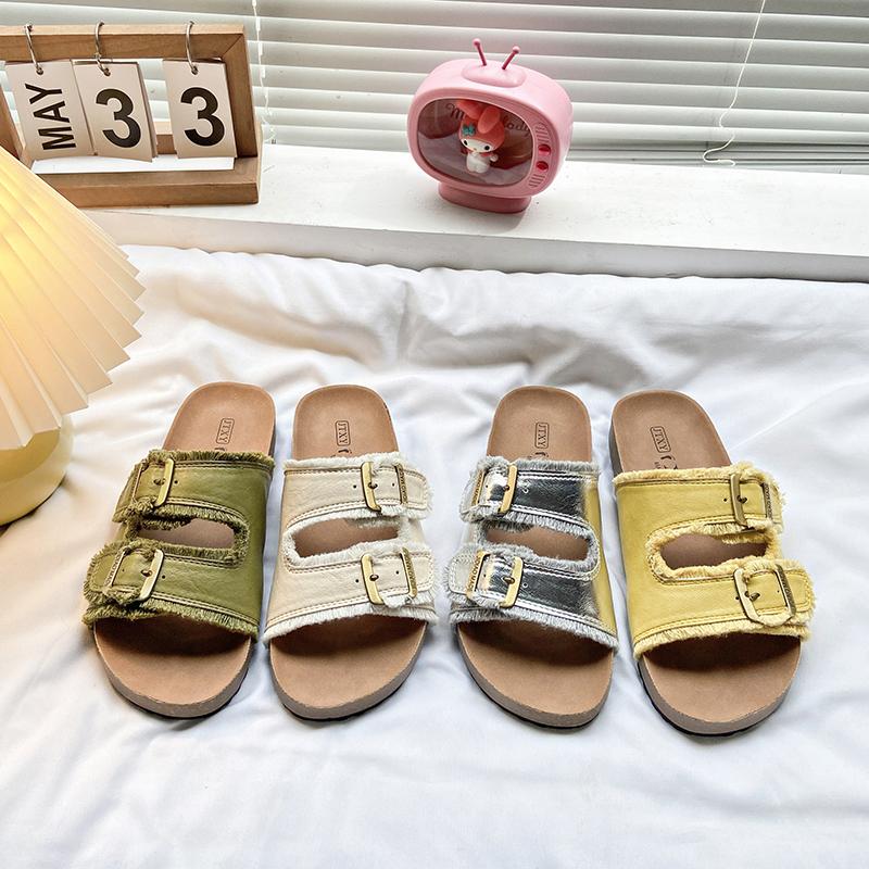 Mode 2025 Sommer Neue Mode Plateau-Sandalen Outdoor Lässig Zehenfrei Schuhe Übergröße Schnalle Vielseitig für Strandbekleidung Tägliche Hausschuhe