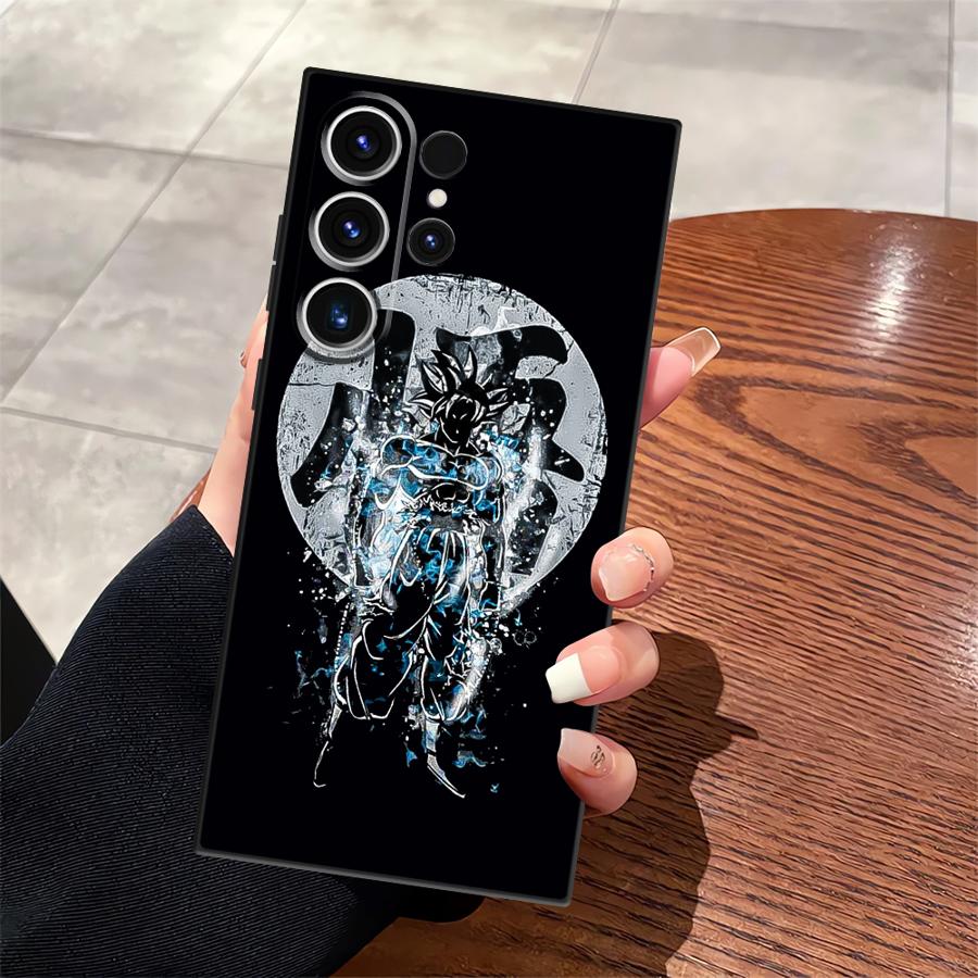 Case for Samsung Galaxy S26 S20 S10 S9 S21 FE Note 20 Ultra 8 9 10 S25 Ultra S23 S24 Plus Funda Phone Cover Dragon Ball Anime