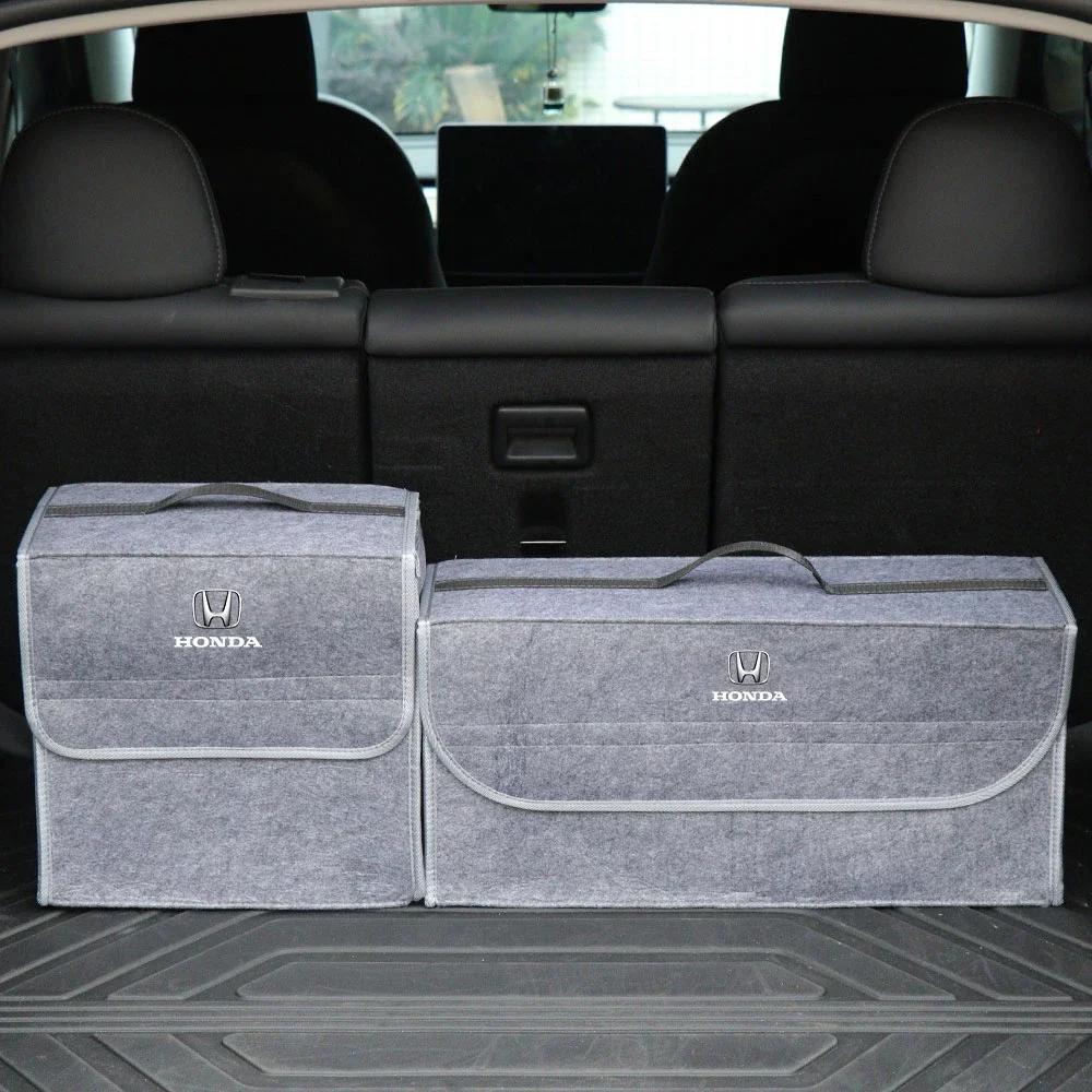 2025 Hot Car Trunk Large Capacity Sundries Storage Box Organizer Bag Tool Case for Honda TypeR Jazz City Accord FIT HRV CRV Odys