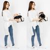 Iwafune Canvas Tote Canvas with Made in Made from Japanese Ship and Rock Basic Tote Bag, Bag, Small, Zipper, Women's, Japan, Canvas, (Black)