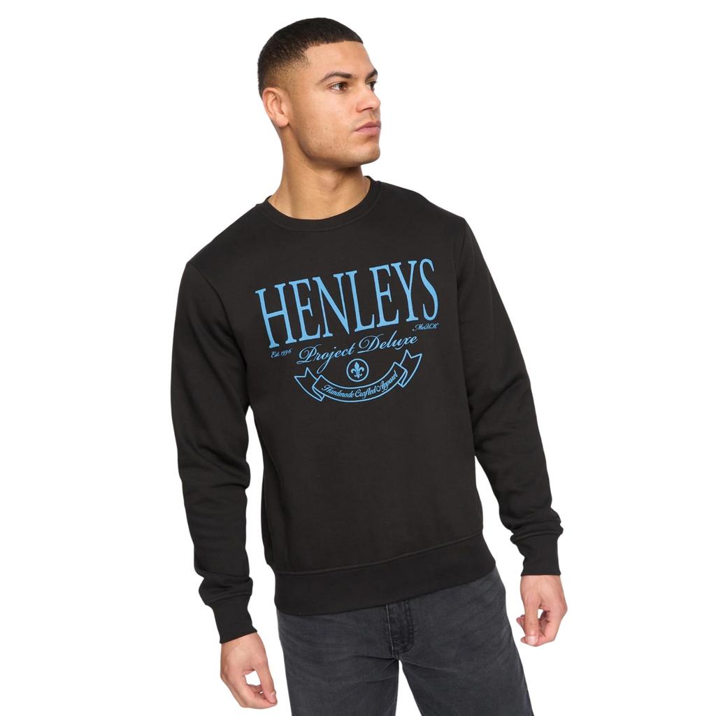 Henleys Mens Henbank Crew Neck Sweatshirt