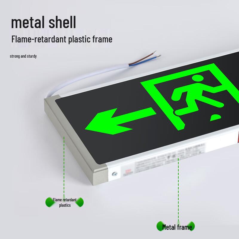 Guxin Aluminum Alloy Illuminated Hanging Safety Exit Sign
