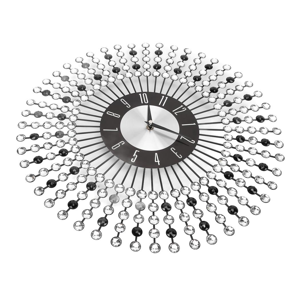 Schmiedeeisen Vintage Wanduhr Stumm Nicht tickend Hängeuhr für Zuhause Büro Klassenzimmer