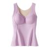 Autumn and winter plastic lift seamless thermal vest with chest pad integrated primer autumn clothes thickened no-wear bra