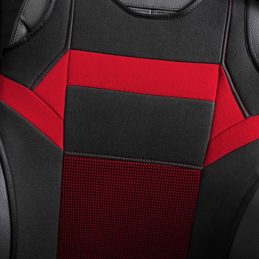 Funda de asiento de lujo estilo chaleco para 2 asientos, juego completo universal, fundas para asientos de coche, decoración de asientos, funda para asiento trasero y delantero, funda protectora para cojín de coche