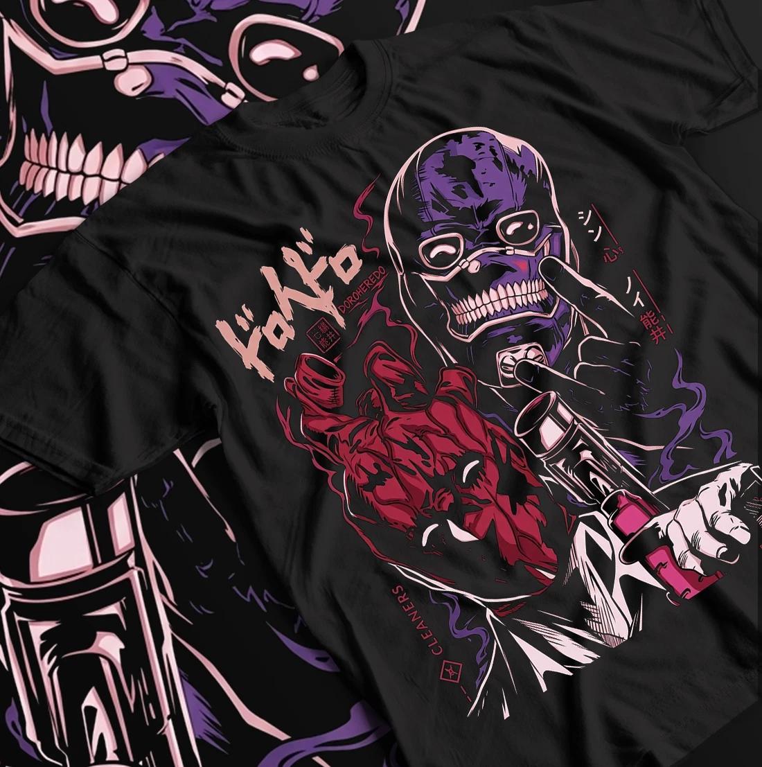 Shin and Noi, Dorohedoro Ebisu Nikaido Shirt Horror Anime Black Shirt All Size. 3XL
