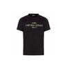 Gold Letter Logo Short Sleeve T-Shirt Men Tops Black 3G1TM4-1JHRZ-0999
