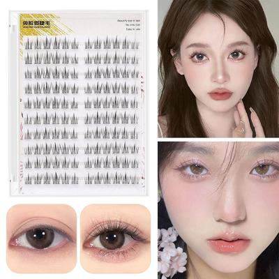 Wispy Style False Eyelashes Bond and Seal Fake Eyelash DIY Lash Extension Kit  Makeup Enhancement