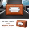 Leather Car Tissue Box Seat Hanging Tissue Case for Chery Tiggo 7 Pro 4 3 T11 5 8 Pro Gx Fulwin 2 QQ 3X IQ A3Armrest Kleenex Bag Z1